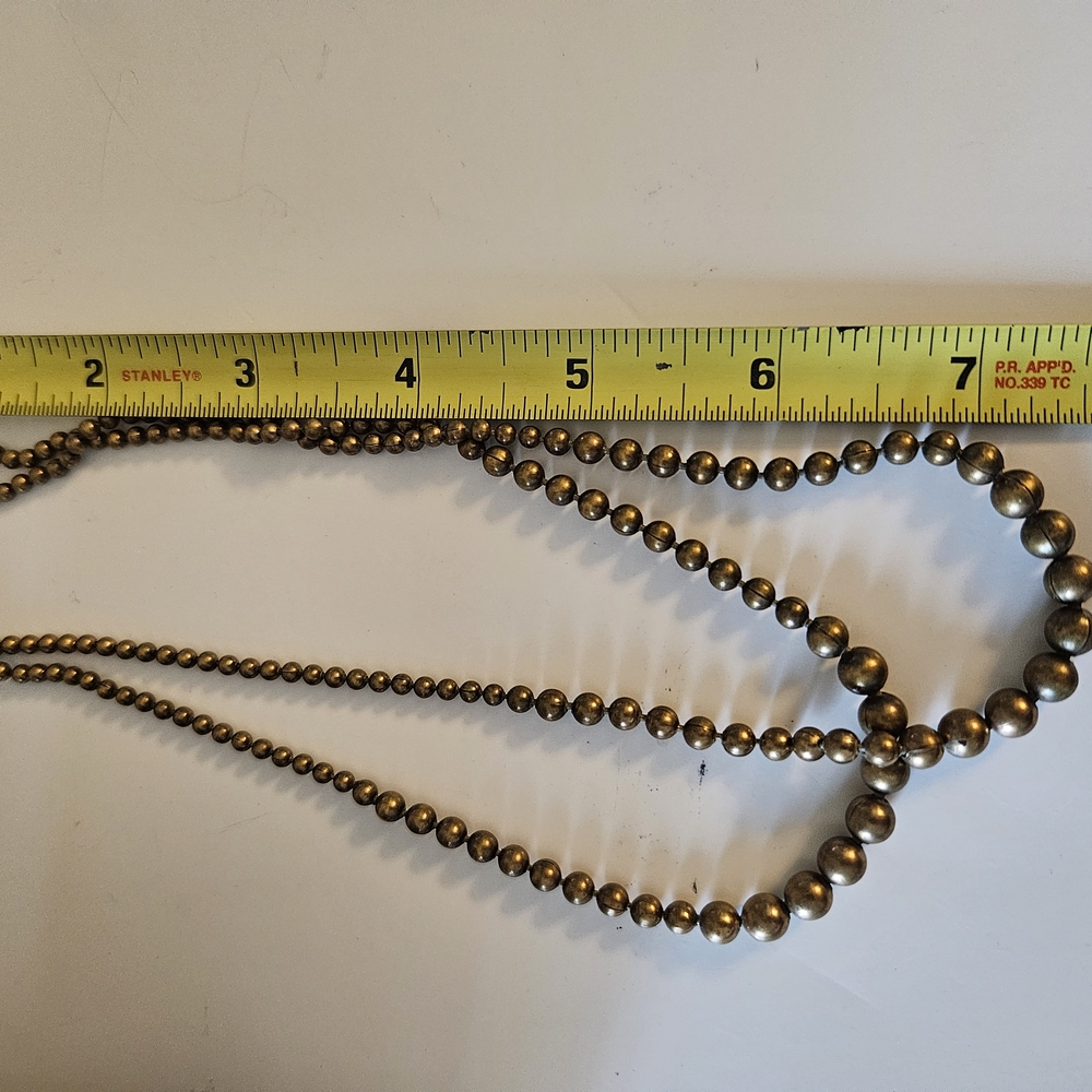 Vintage Gold Beaded Necklace